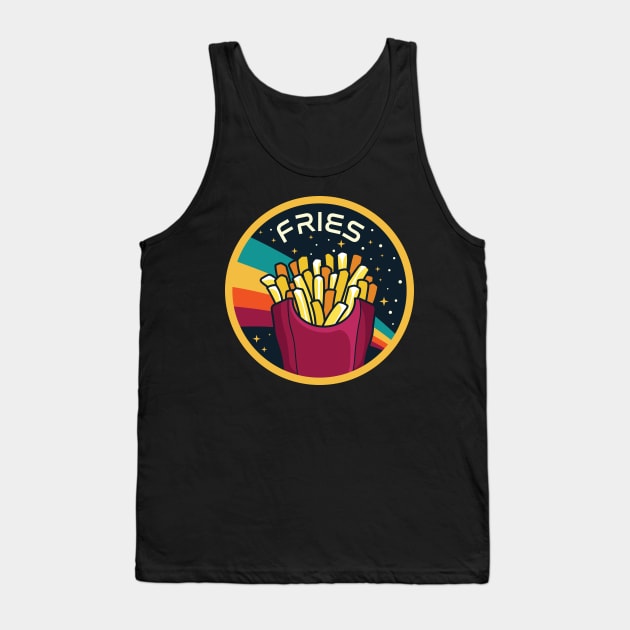 Fries Space Delivery Tank Top by spacedowl